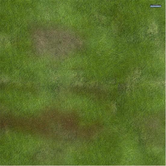 GamerMats: Grassy Terrain - Wargame Mat - 36" x 36 - Pre-Order