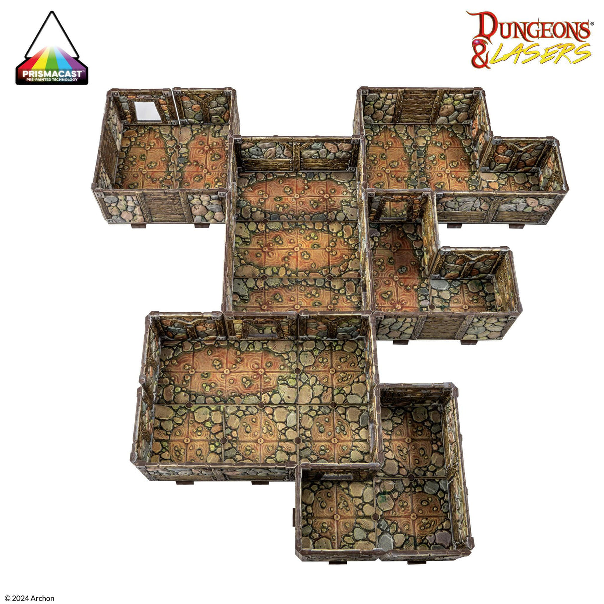 Dungeons & Lasers: Abandoned Mines: Pre-Painted