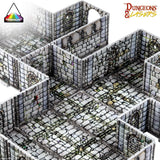 Dungeons & Lasers: PrismaCast Pre-Painted Terrain - Fantasy Dungeon: Pre-Painted