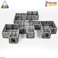 Dungeons & Lasers: PrismaCast Pre-Painted Terrain - Fantasy Dungeon: Pre-Painted