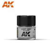 AK Interactive Real Colors - Acrylic Lacquer Paint 10ml bottle - LIGHT GREY FS 36495