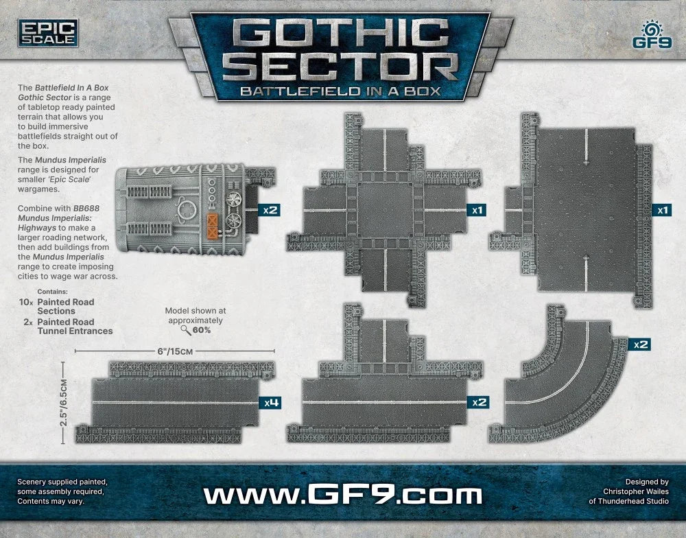 Battlefield in a Box: Gothic Sector – Mundus Imperialis: Roads