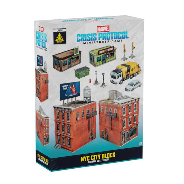 Marvel: Crisis Protocol – NYC City Block Terrain Collection - Pre-Order