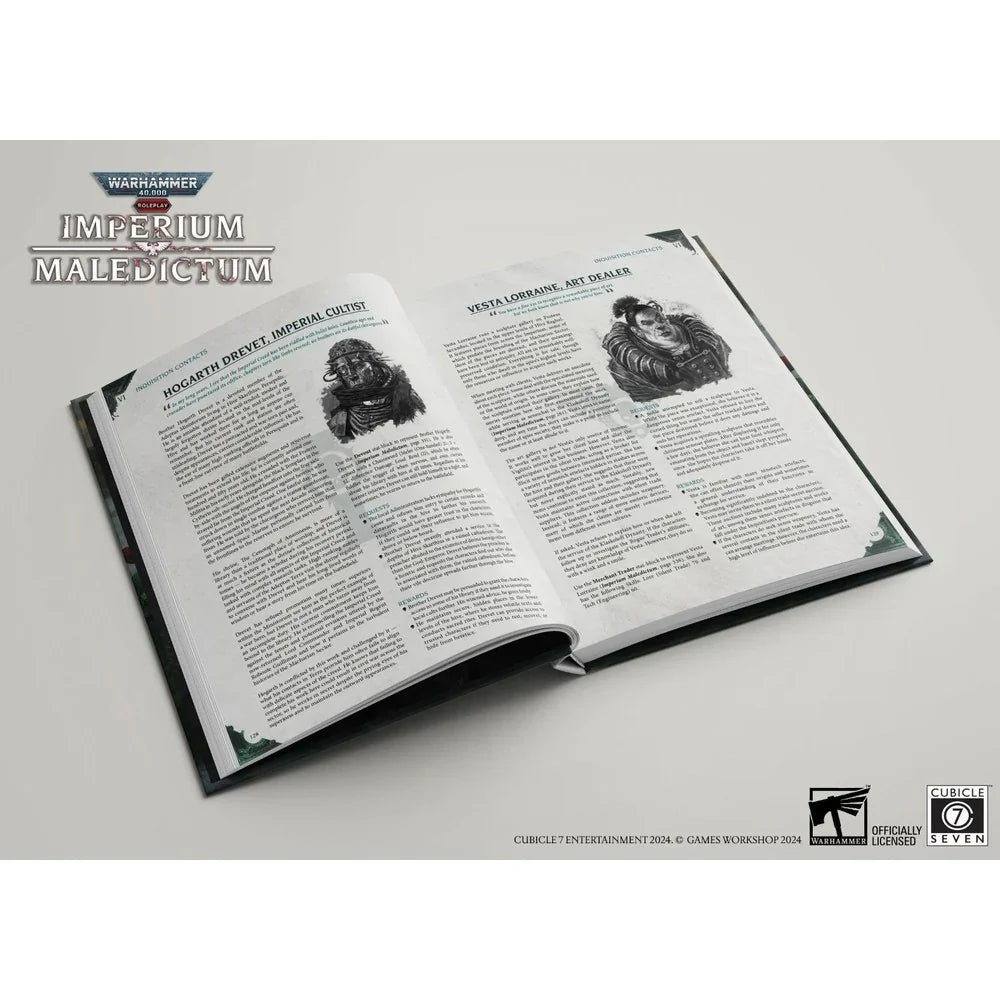 Warhammer 40k RPG Imperium Maledictum Inquisition GMs Guide