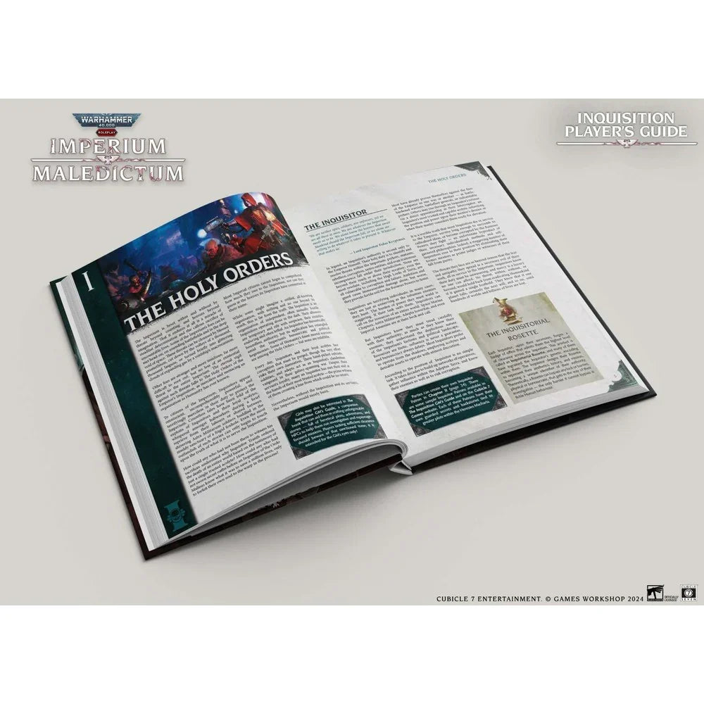 Warhammer 40k RPG Imperium Maledictum Inquisition Players Guide