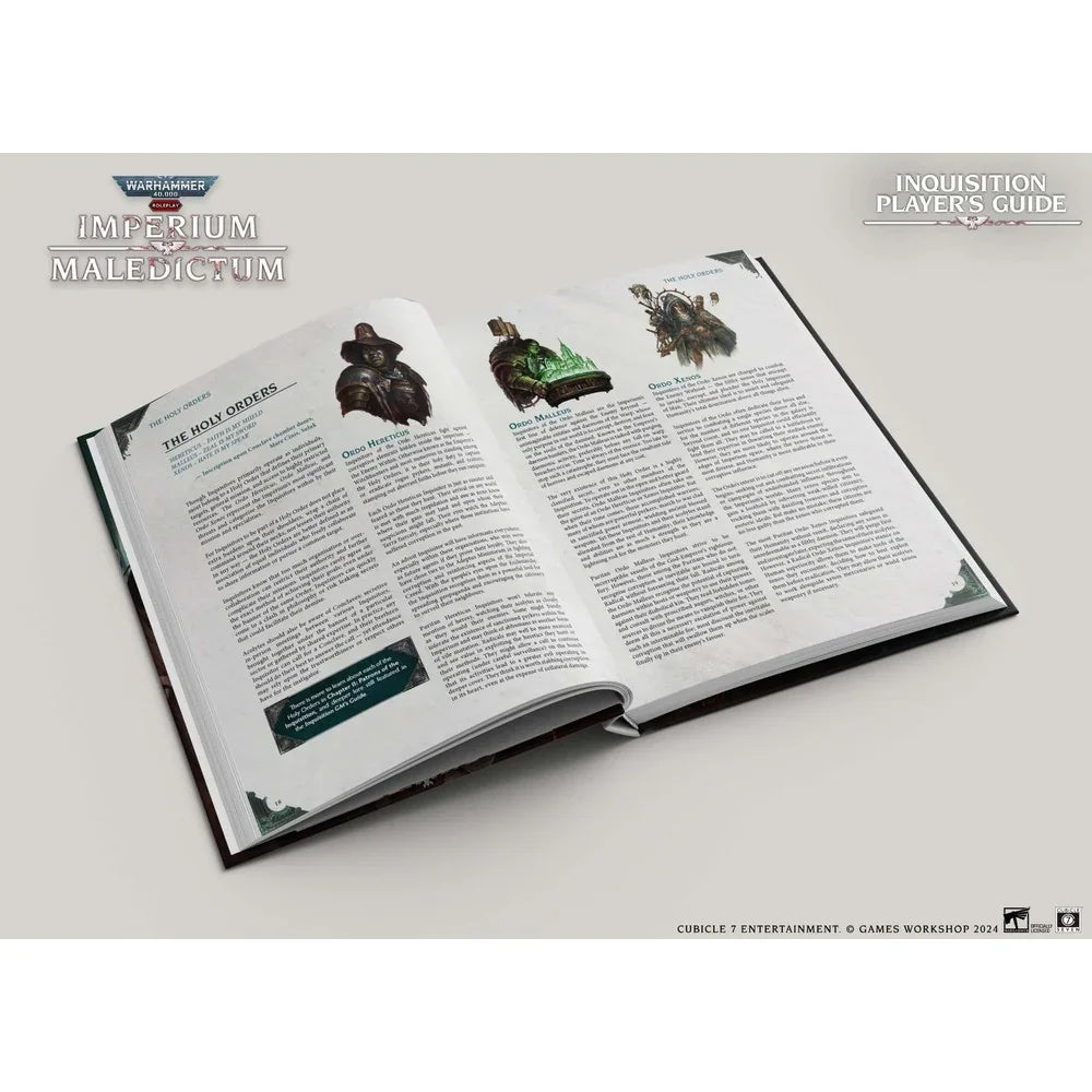 Warhammer 40k RPG Imperium Maledictum Inquisition Players Guide