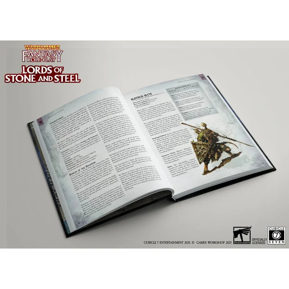 Warhammer Fantasy Roleplay: Lords of Stone and Steel