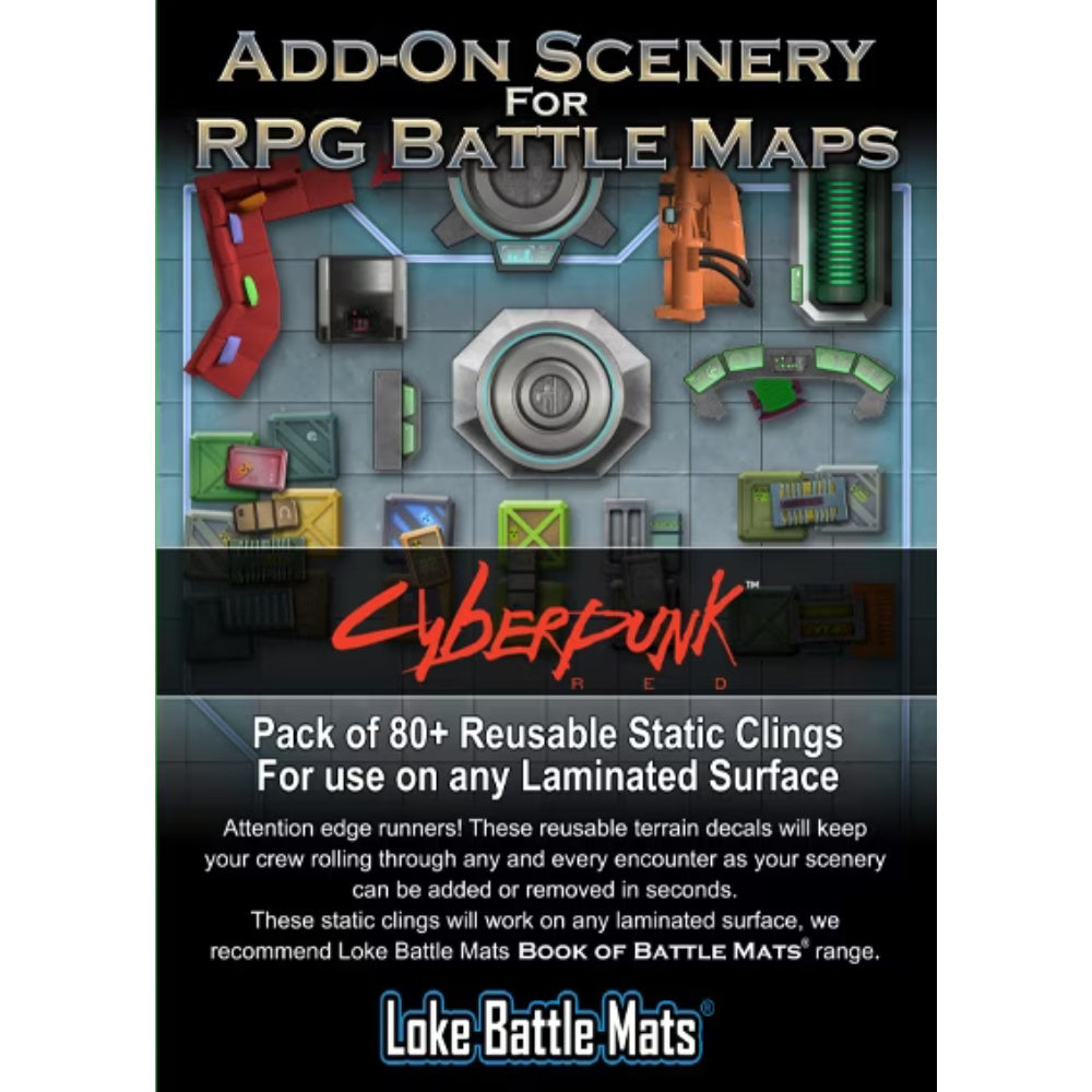 Add On Scenery Pack RPG Maps Cyberpunk