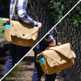 ENHANCE Venturer's Canvas Messenger Bag