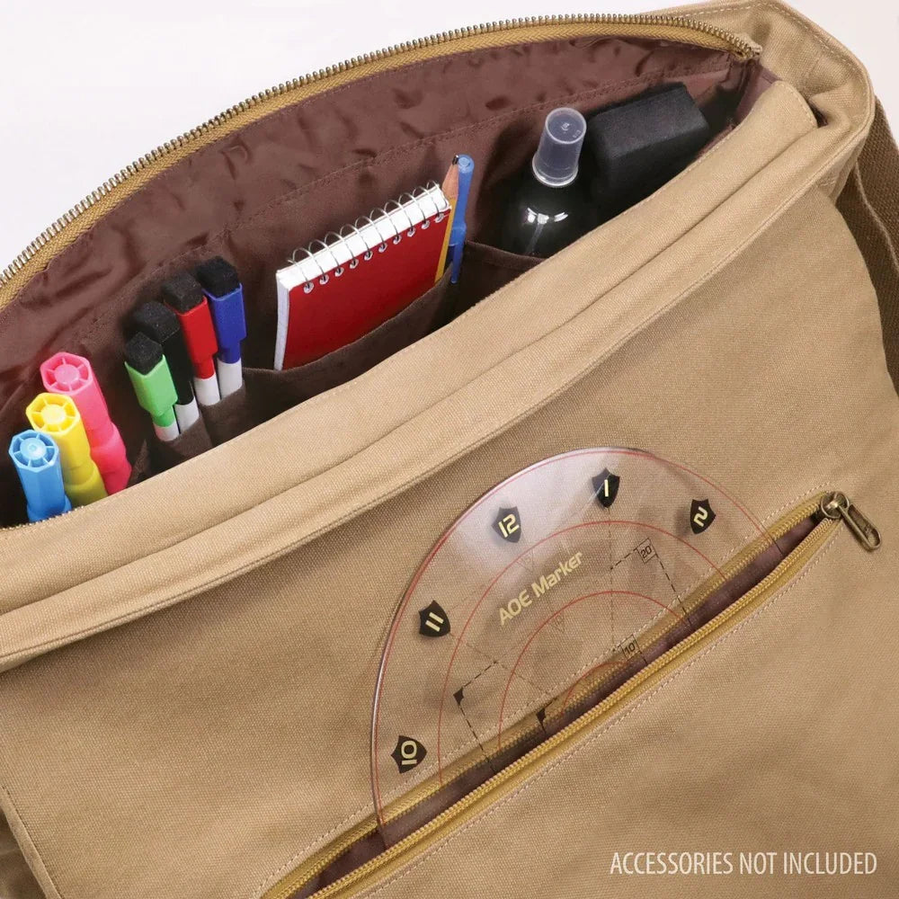 ENHANCE Venturer's Canvas Messenger Bag