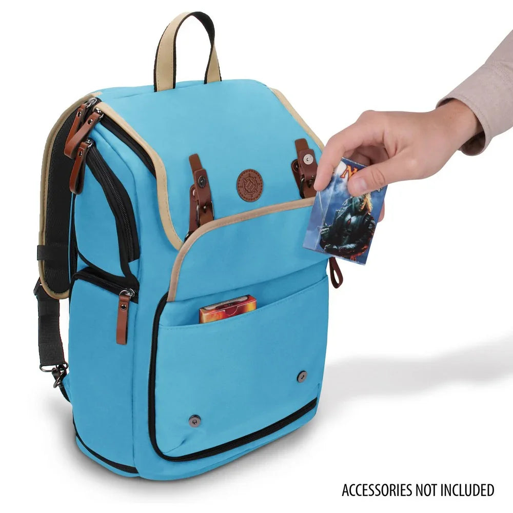 Enhance Designer Edition - Full Size Trading Card Storage Box Backpack - Blue