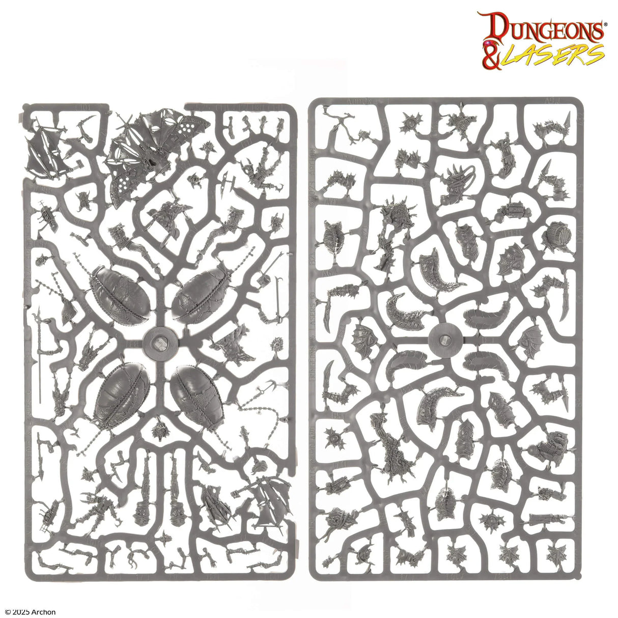 Dungeons & Lasers: Miniatures - Raiders And Beasts Of Scareguards Archipelago