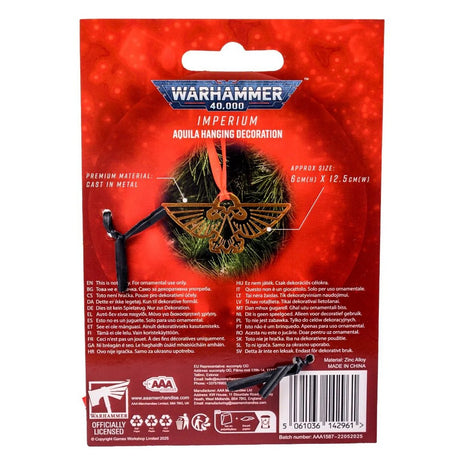 Warhammer Aquilla Hanging Decoration