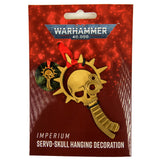 Warhammer Servo Skull with Halo Hanging Decoration