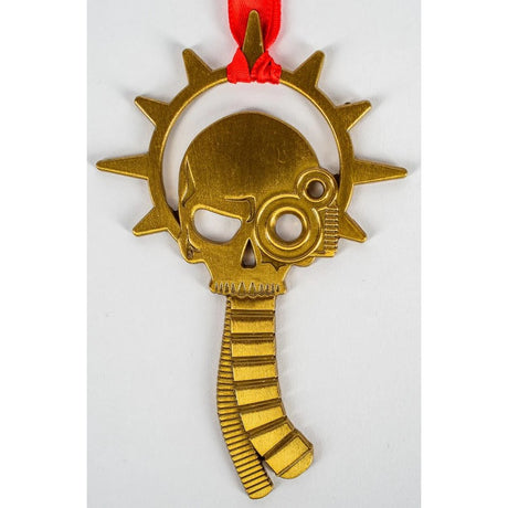 Warhammer Servo Skull with Halo Hanging Decoration