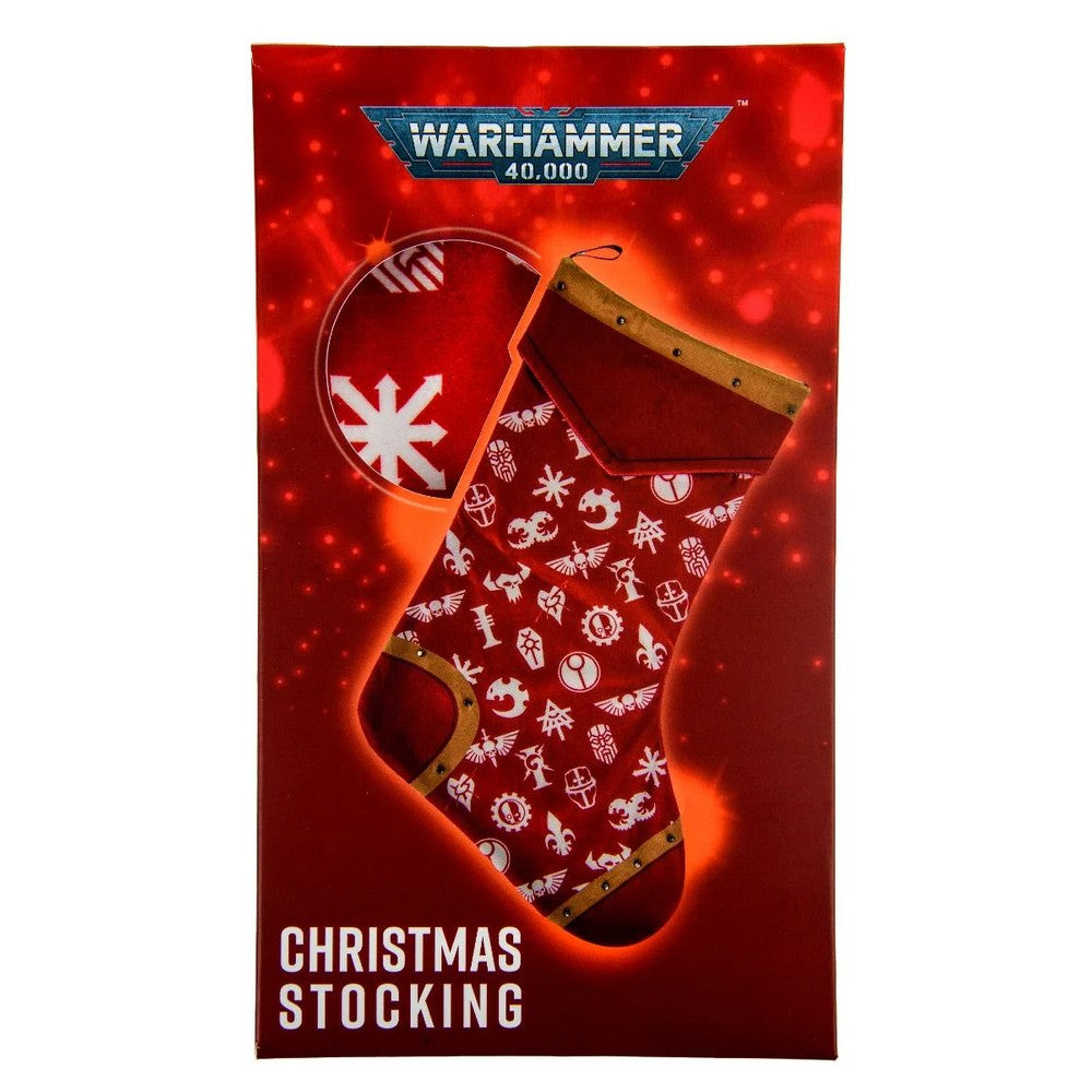 Warhammer Multi Faction Christmas Stocking Red