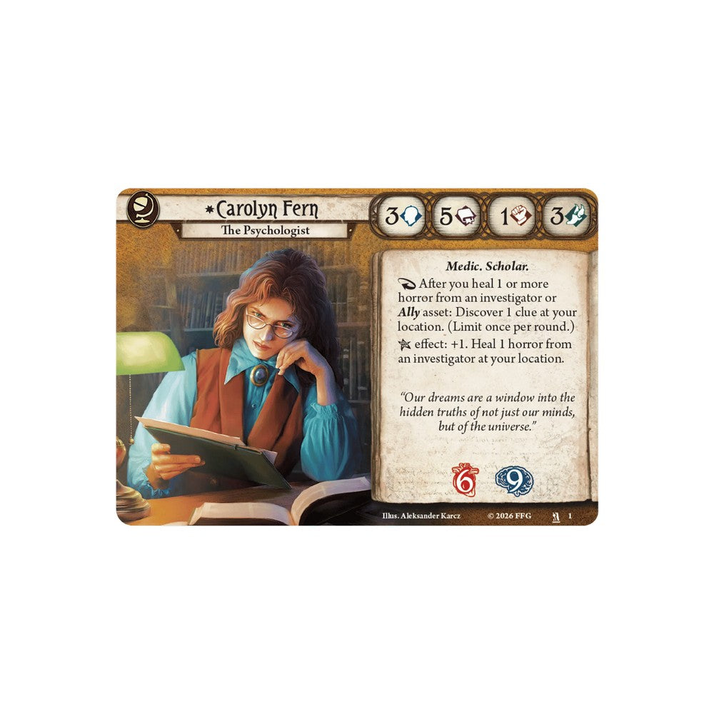 Arkham Horror: The Card Game – Investigator Deck: Carolyn Fern