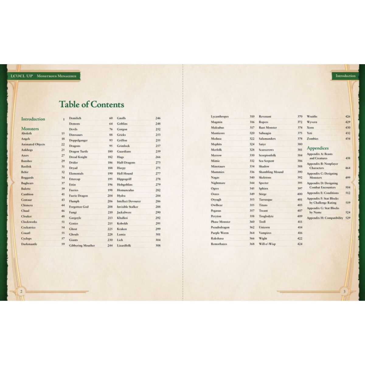 Level up Advanced 5th Edition: Monstrous Menagerie