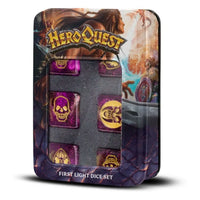 Fanroll: HeroQuest First Light D6 Dice Set - Pre-ORDER