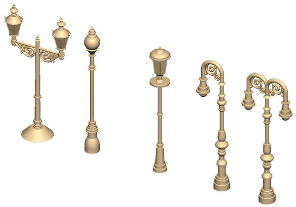 Wyrd Games: Wyrdscapes: Bases: Street Lamps