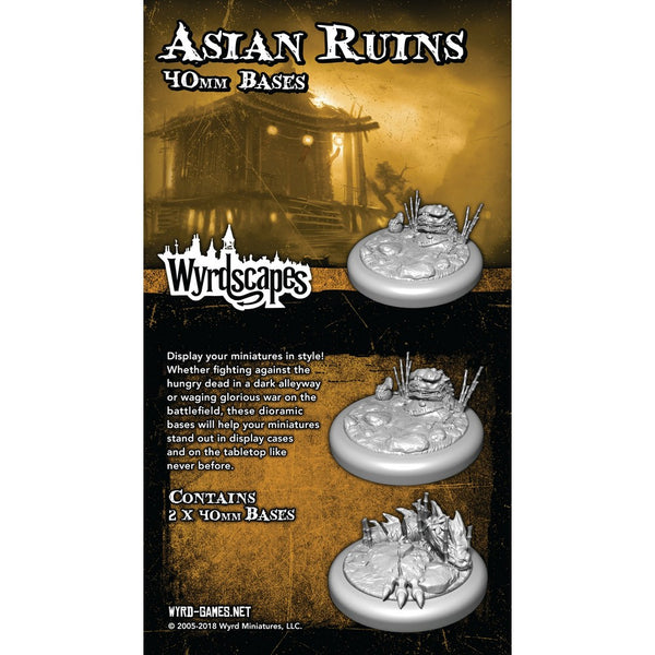 Wyrd Games: Wyrdscapes: Bases: Asian Ruins 40MM