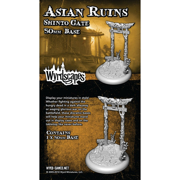Wyrd Games: Wyrdscapes: Bases: Asian Ruins 50MM III - Shinto Gate