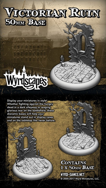 Wyrd Games: Wyrdscapes: Bases: Wyrdscapes Victorian 50MM