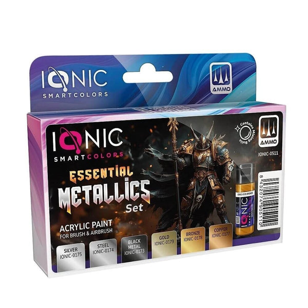Ionic - Acrylic Paints - Essential Metallics Set