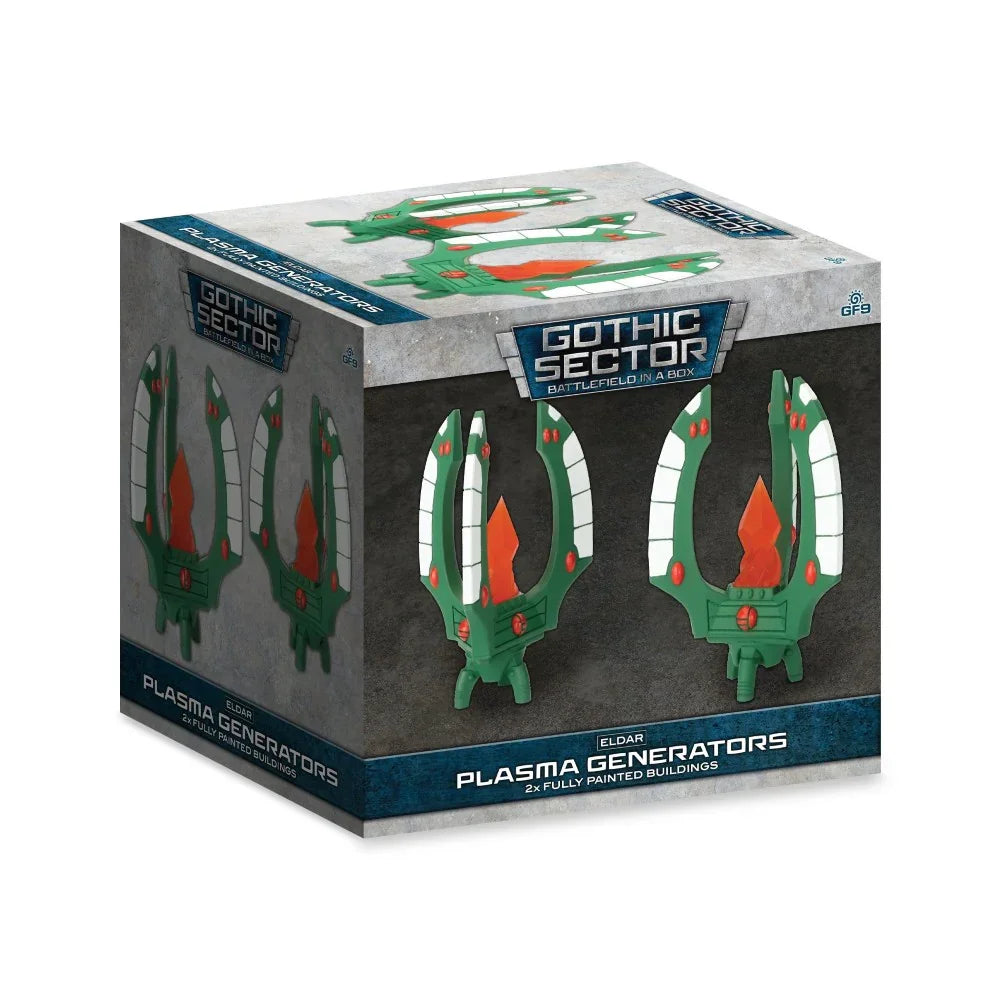 Battlefield in a Box: Gothic Sector – Eldar Plasma Generators (x2)