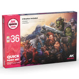 AK Interactive - Quick Gen - Quick Paint Set 36 Quick Gen Colors