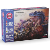 AK Interactive - Quick Gen - Quick Paint Combo Set 100 Colors