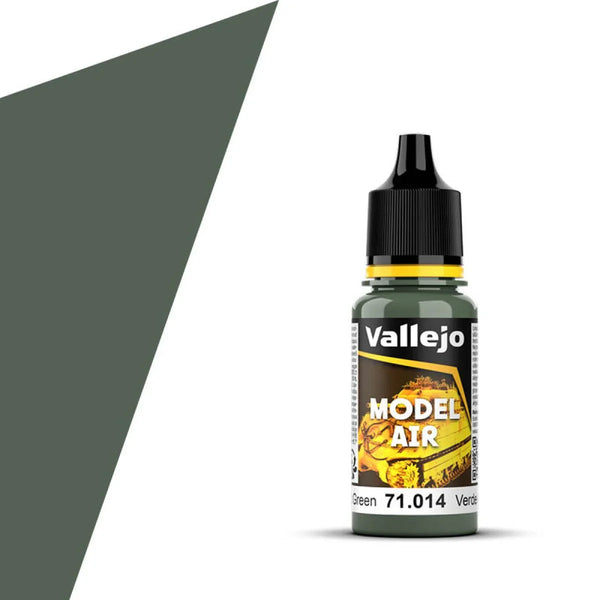 Vallejo 71014 Model Air Gunship Green 18 ml Acrylic Airbrush Paint
