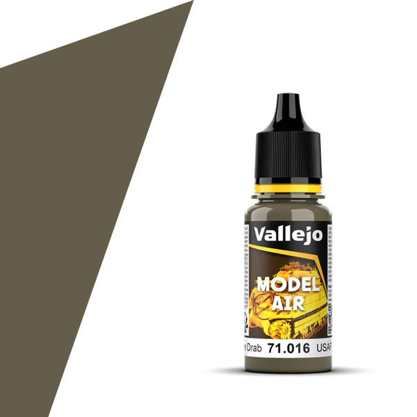Vallejo 71016 Model Air USAF Olive Drab 18 ml Acrylic Airbrush Paint