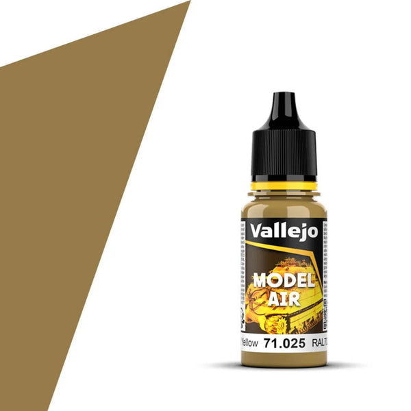 Vallejo 71025 Model Air Dark Yellow 18 ml Acrylic Airbrush Paint