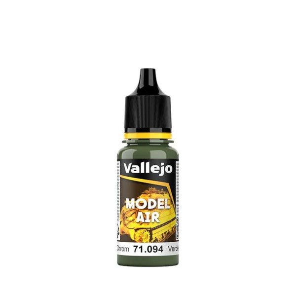 Vallejo 71094 Model Air Green Zinc Chromate 18 ml Acrylic Airbrush Paint