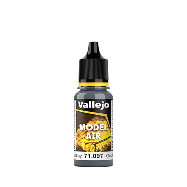 Vallejo 71097 Model Air Medium Gunship Gray 18 ml Acrylic Airbrush Paint