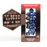 Sirius Dice - D&D Adventure Dice - Fighter - Blue