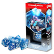 Sirius Dice - D&D Adventure Dice - Cleric - White n Blue