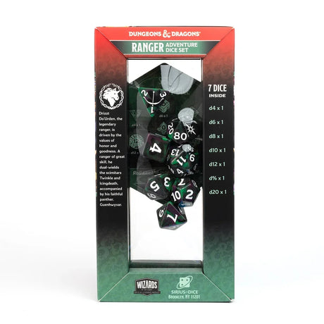 Sirius Dice - D&D Adventure Dice - Legend of Drizzt