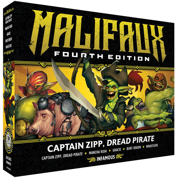 Wyrd Games: Malifaux: Outcasts: Captain Zipp - Dread Pirate - Pre-ORDER