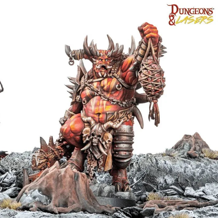 Dungeons & Lasers: Miniatures - Baef The Horned Demon