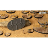 Gamers Grass - Battle Ready Bases - Deserts of Maahl - Oval 90mm (x2)