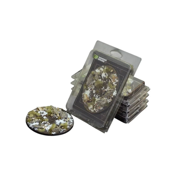 Gamers Grass - Battle Ready Bases - Winter - Oval 120mm (x1)