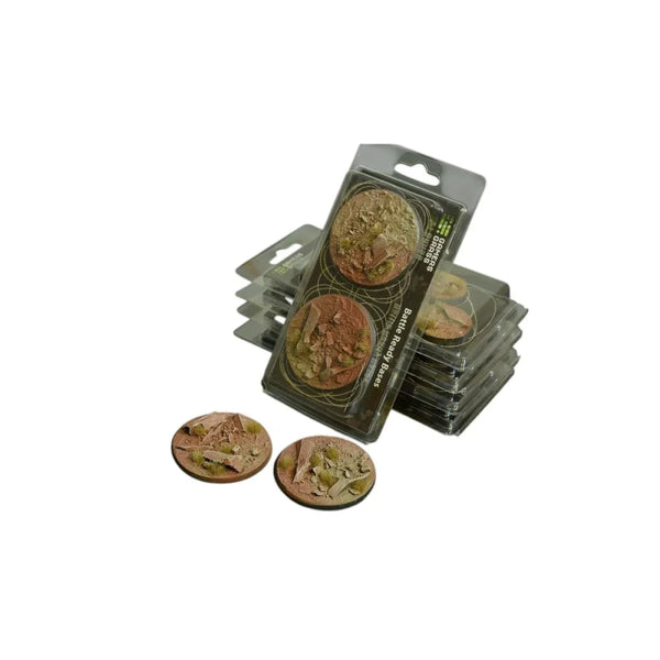 Gamers Grass - Battle Ready Bases - Badlands - Round 60mm (x2)