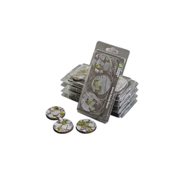 Gamers Grass - Battle Ready Bases - Temple - Round 50mm (x3)