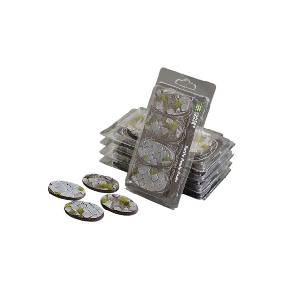 Gamers Grass - Battle Ready Bases - Temple - Oval 60mm (x4)