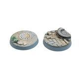 Gamers Grass - Battle Ready Bases - Urban Warfare - Round 32mm (x8)