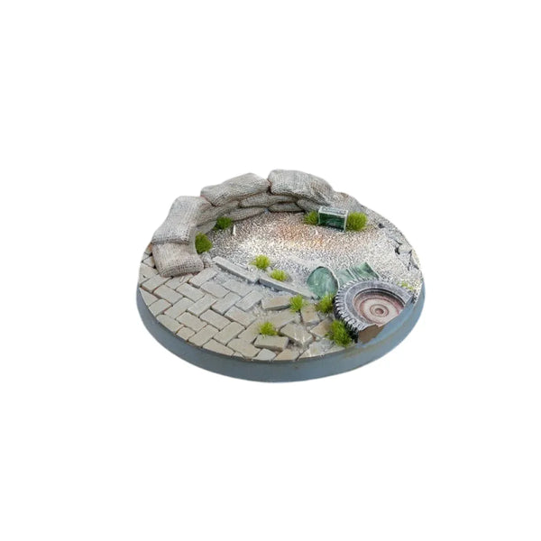 Gamers Grass - Battle Ready Bases - Urban Warfare - Round 40mm (x5)