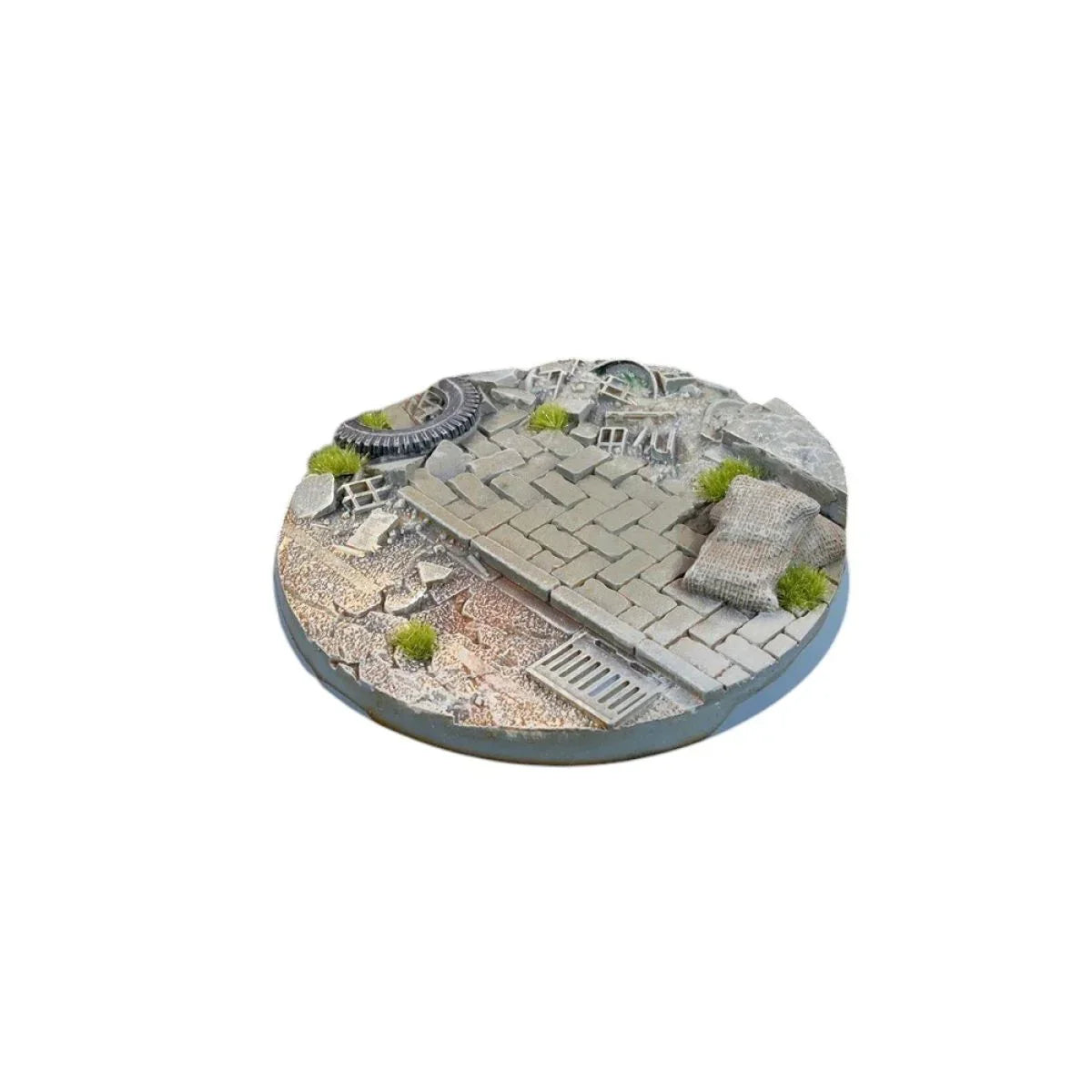 Gamers Grass - Battle Ready Bases - Urban Warfare - Round 60mm (x2)