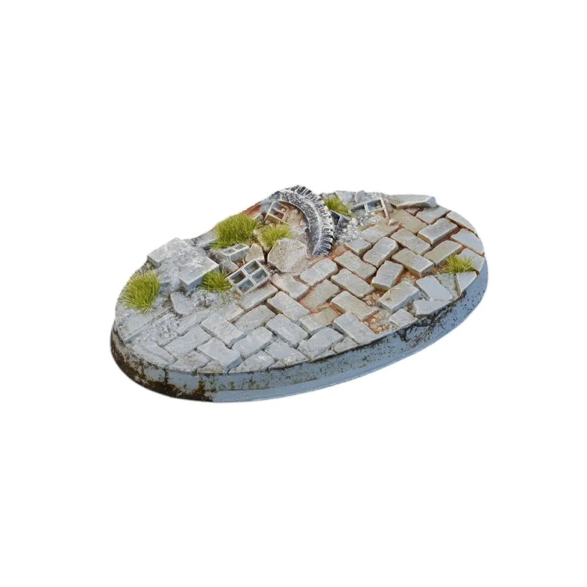 Gamers Grass - Battle Ready Bases - Urban Warfare - Oval 75mm (x3)